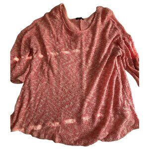 Lightweight soft orange sweater by Sweet Claire XL